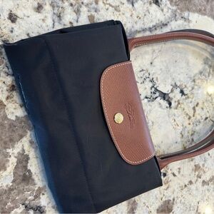 Longchamp le Pliage original L tote, long handle bag